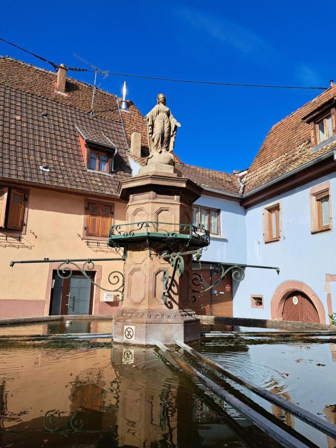 Gite Entre Vignes Et Vergers Maison Historique Gueberschwihr Exterior foto